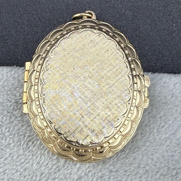 Coro Jewelry - Vintage Coro Locket Gold Tone Large Signed